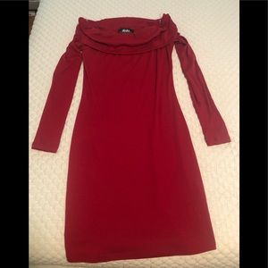 Off the shoulder Red Dress